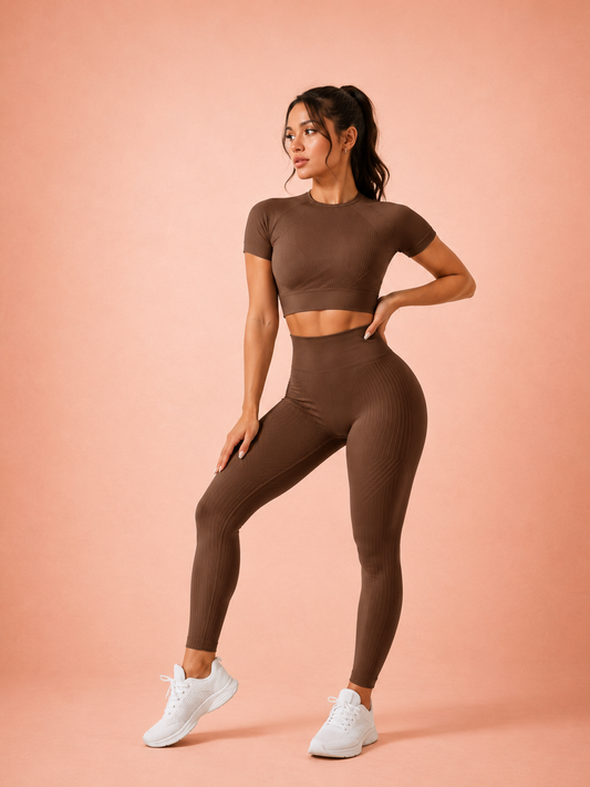 Ribbed Activewear Set