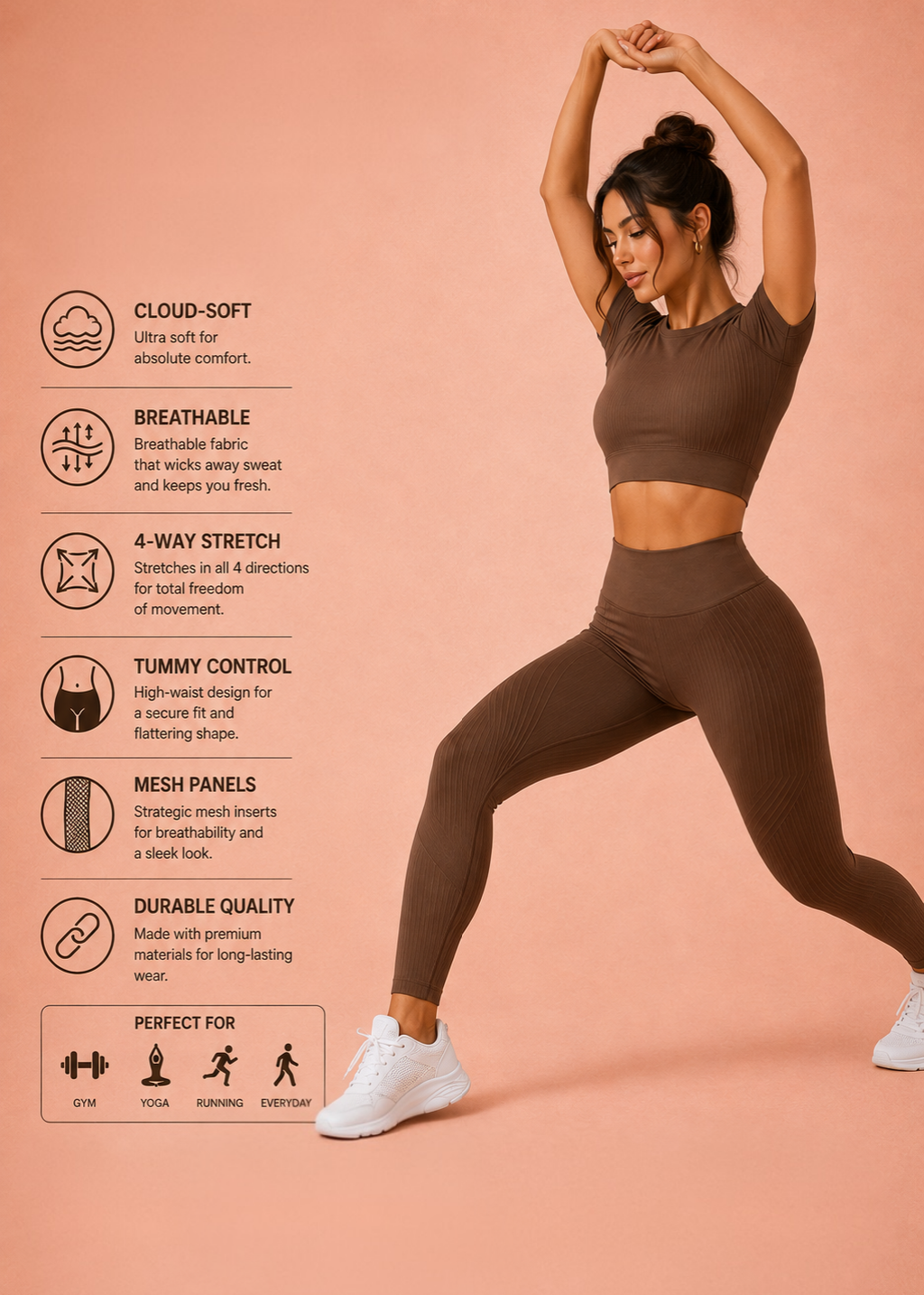Ribbed Activewear Set