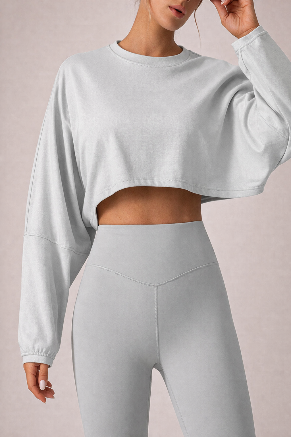Essential Oversized Cropped Top