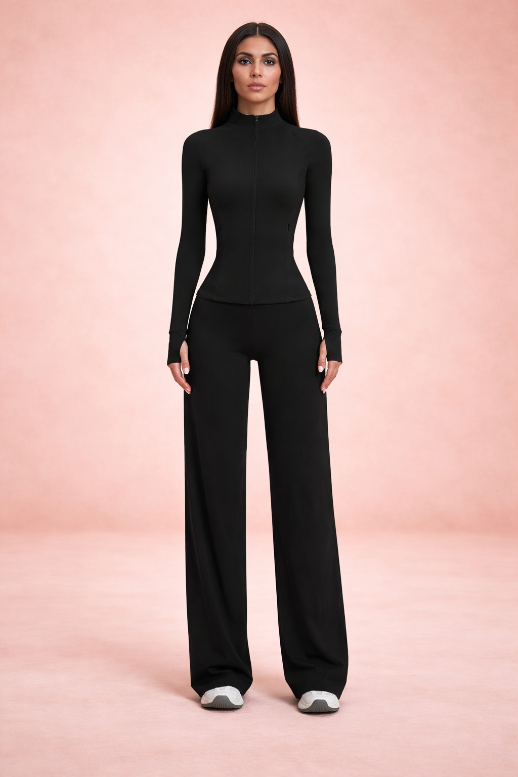 Elevate Sculpt Set – High Waist Tummy Control Yoga Jacket & Leggings