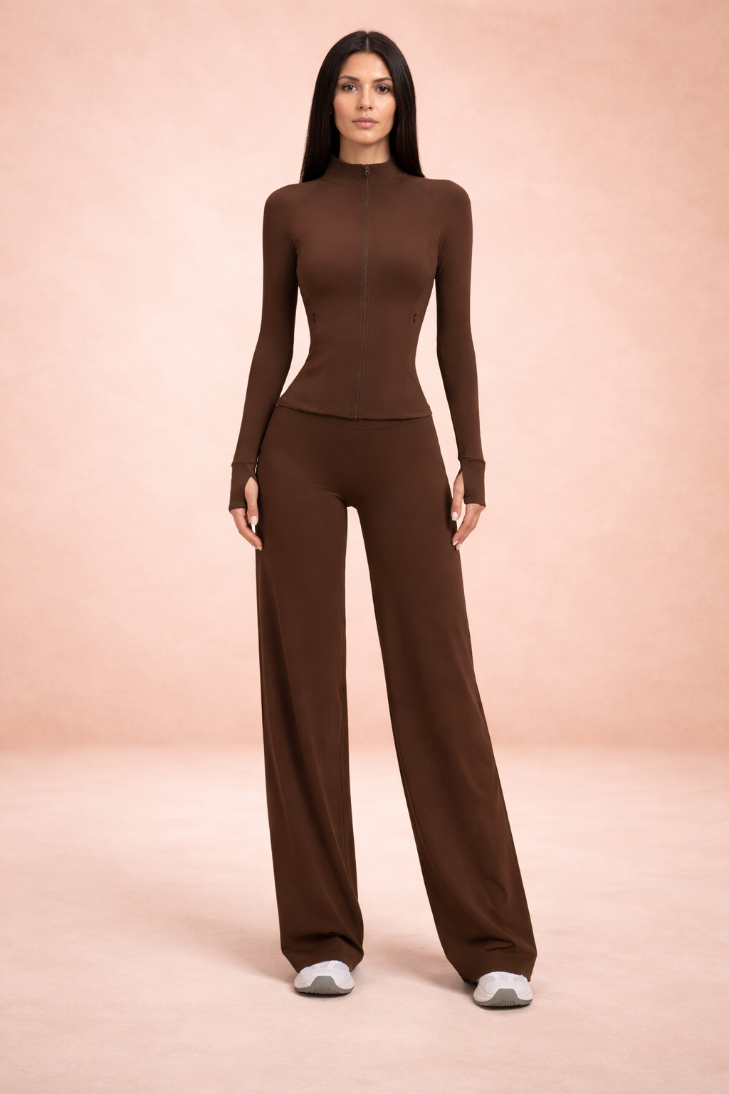 Elevate Sculpt Set – High Waist Tummy Control Yoga Jacket & Leggings