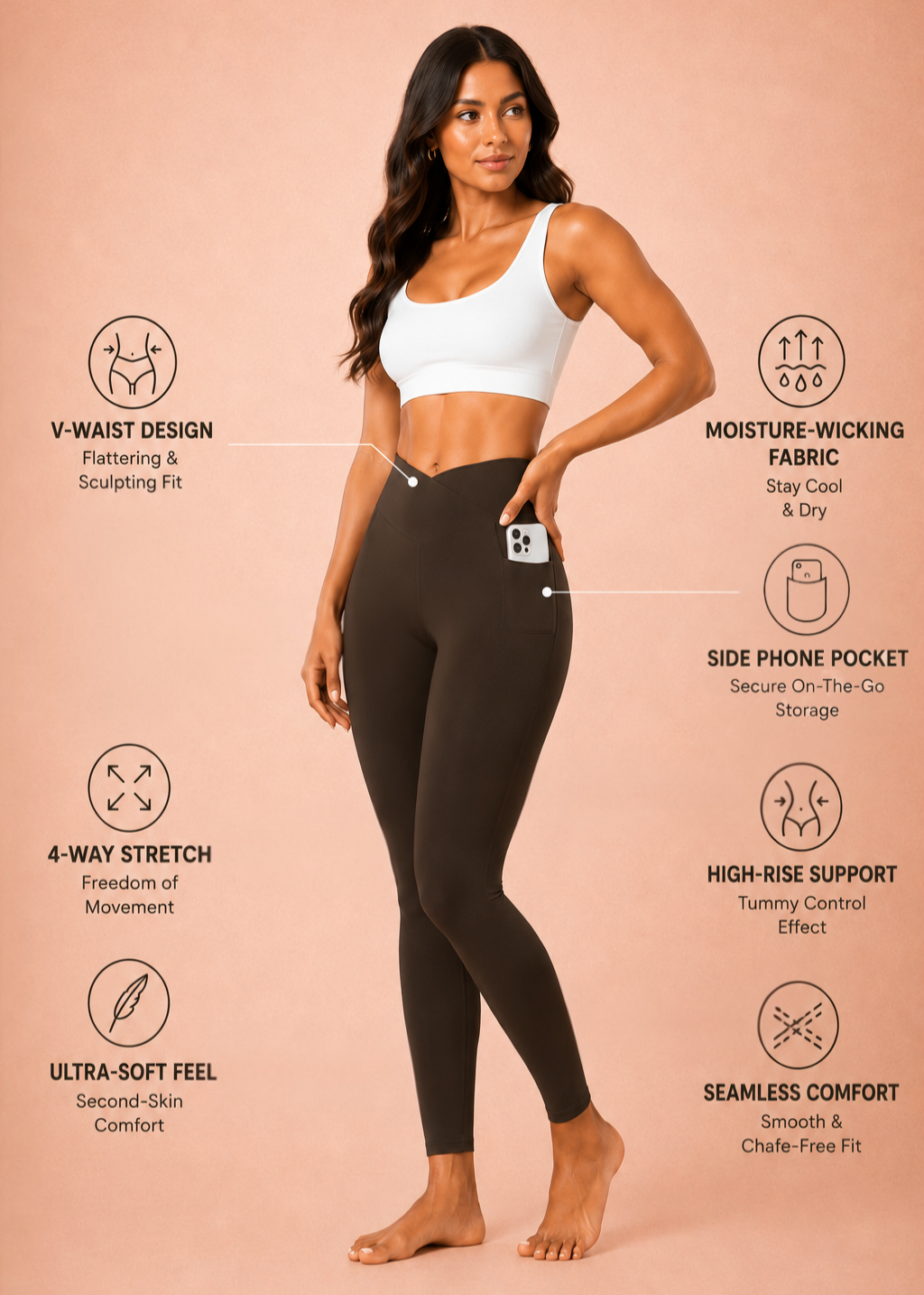 High-Waist Pocket Leggings