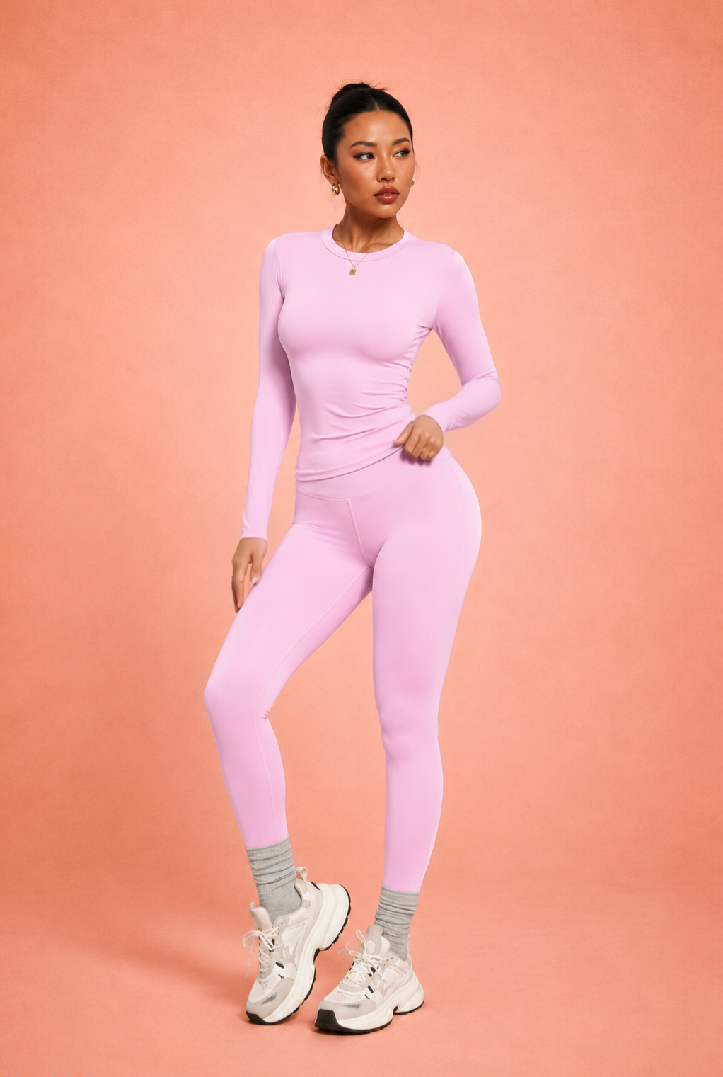 Long-Sleeve Activewear Set