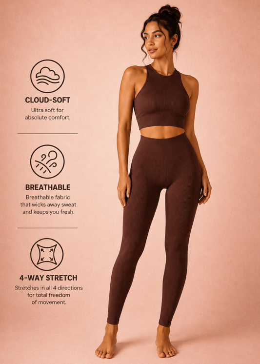 Ribbed Activewear Set