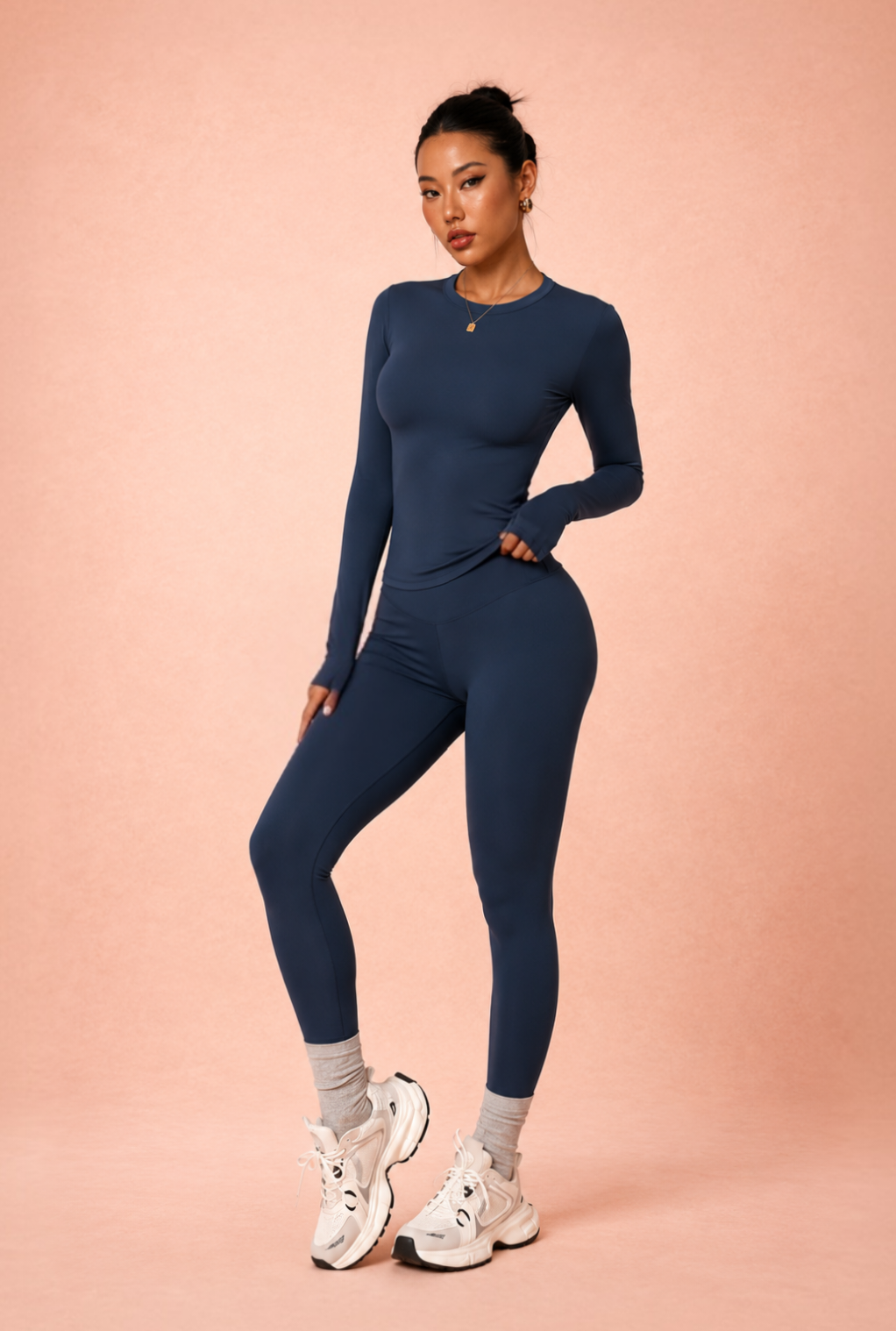 Long-Sleeve Activewear Set