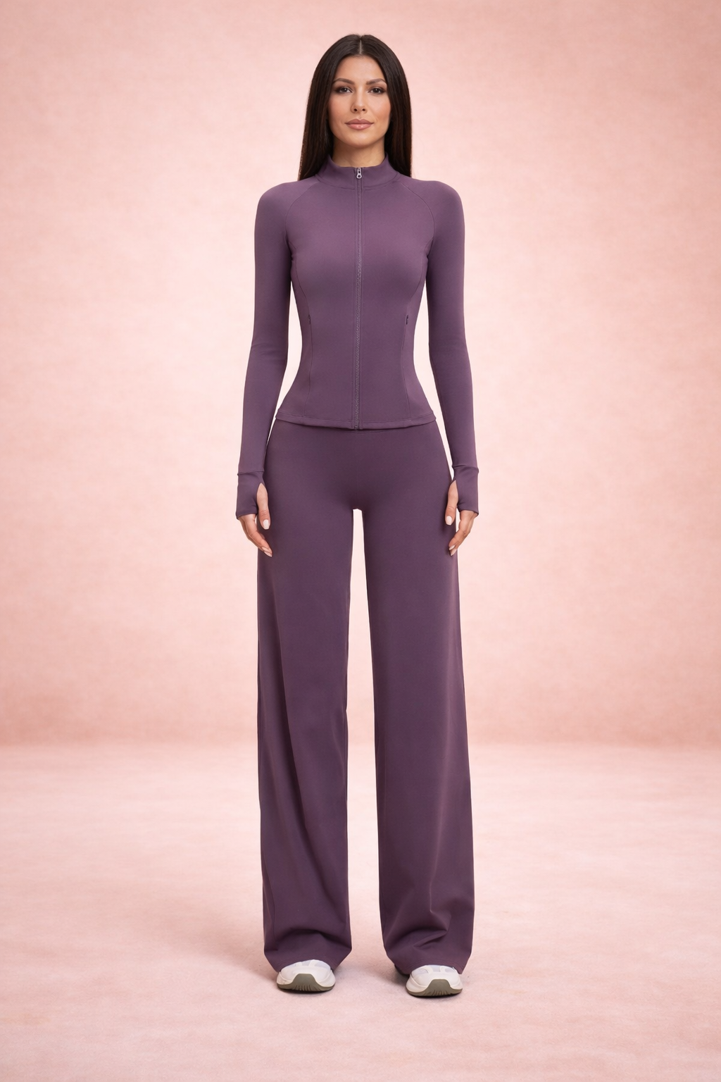 Elevate Sculpt Set – High Waist Tummy Control Yoga Jacket & Leggings