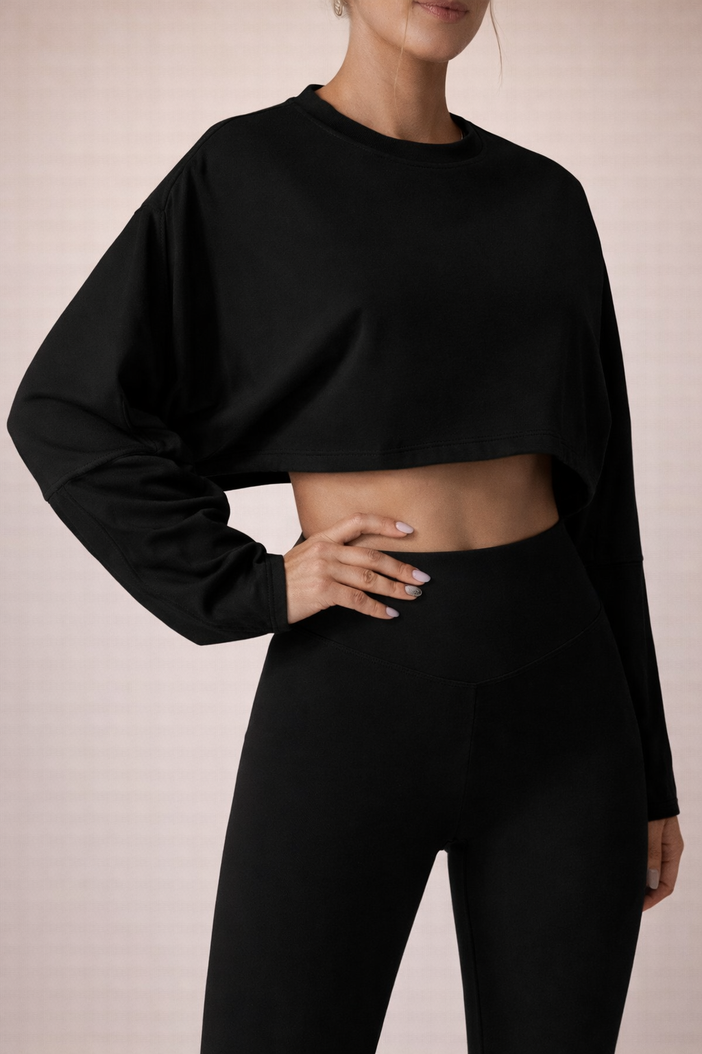 Essential Oversized Cropped Top