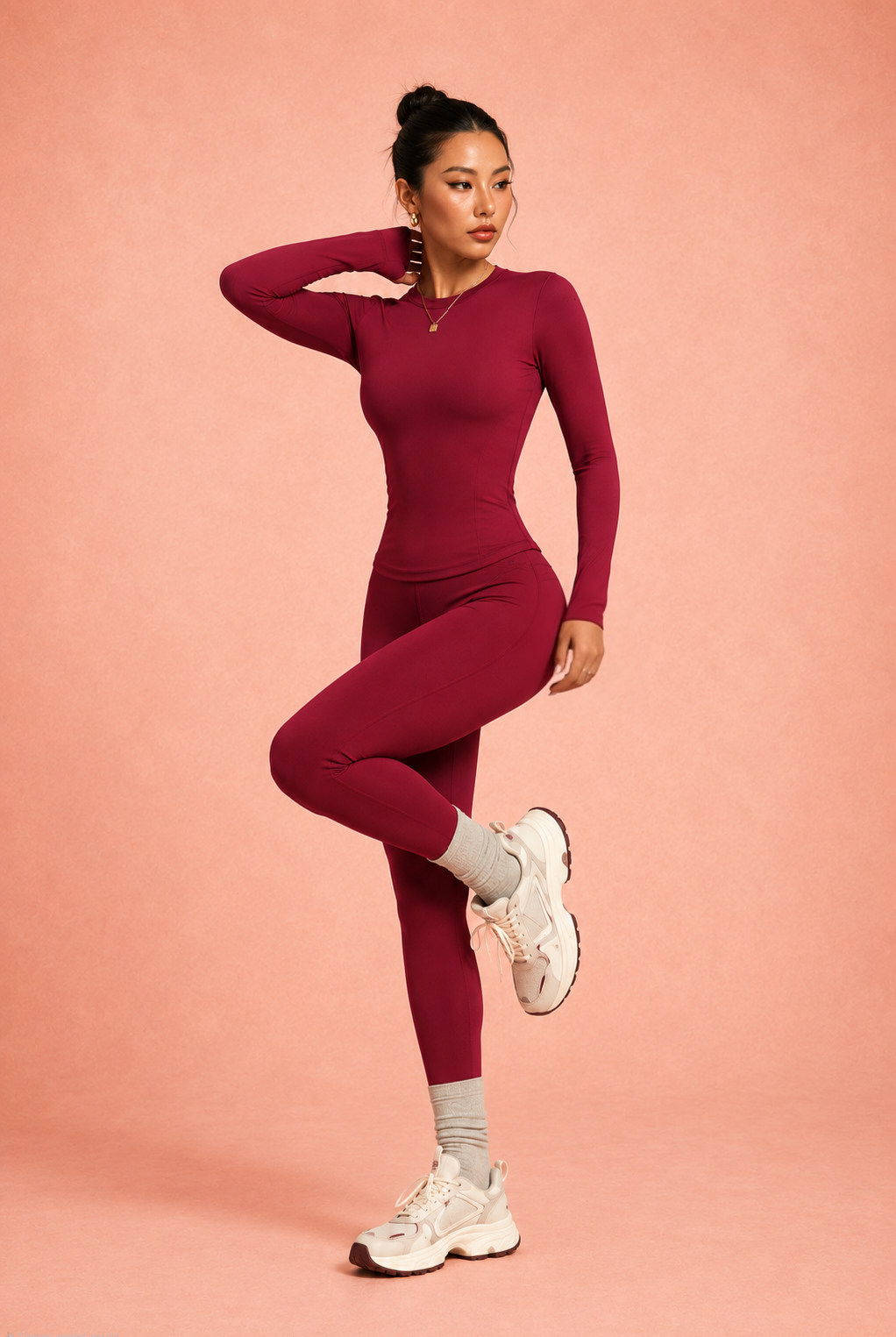 Long-Sleeve Activewear Set