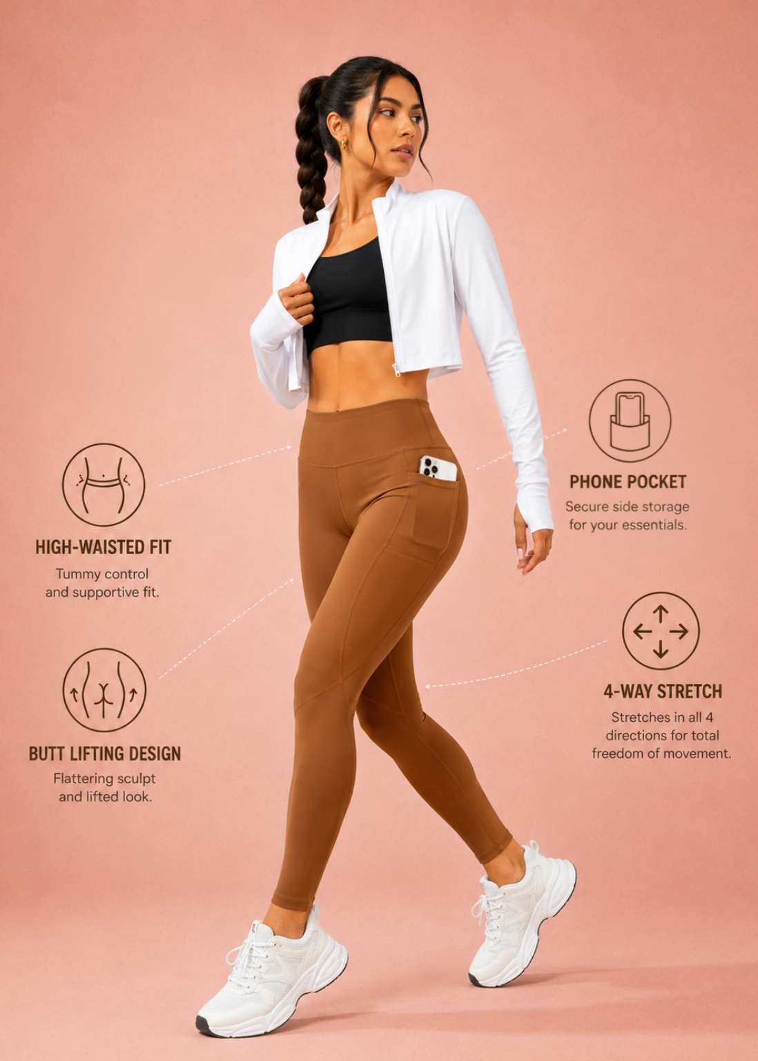 High-Waisted Pocket Leggings
