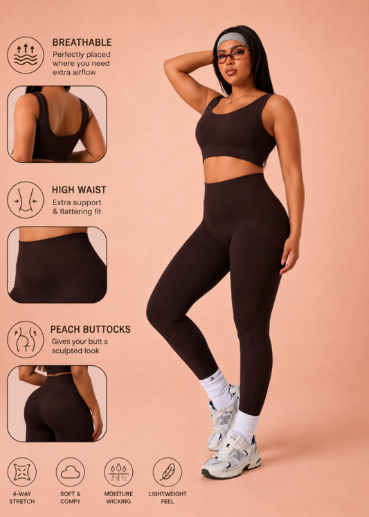 Ribbed Activewear Set